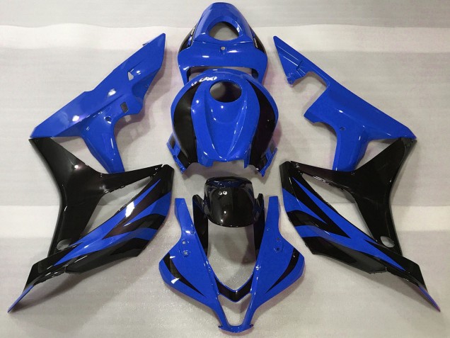 Comprare Carene Moto Honda CBR600RR 2007-2008 - Blu Nero Lucido OEM Stile