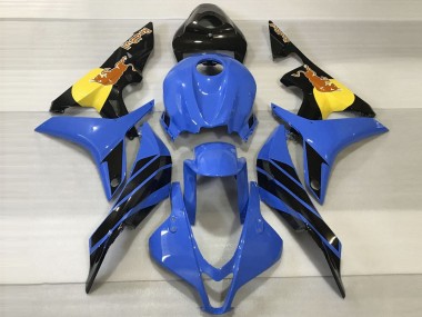 Comprare Carene Moto Honda CBR600RR 2007-2008 - Blu Giallo Nero Lucido Red Bull