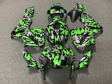 Comprare Carene Moto Honda CBR600RR 2005-2006 - Camouflage Verde