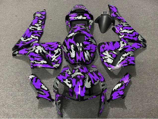 Comprare Carene Moto Honda CBR600RR 2005-2006 - Camouflage Viola