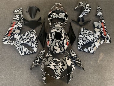 Comprare Carene Moto Honda CBR600RR 2005-2006 - Camouflage Rosso Decals