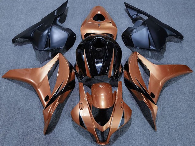 Comprare Carene Moto Honda CBR600RR 2009-2012 - Arancia Candita Nero Lucido