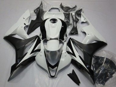 Comprare Kit Carena Moto Honda CBR600RR 2007-2008 - Bianco Nero Opaco