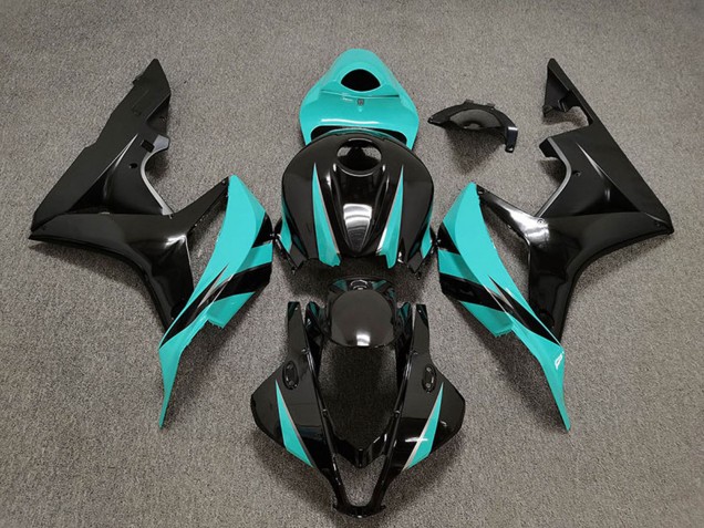 Comprare Carene Moto Honda CBR600RR 2007-2008 - Ciano Blu Nero Lucido