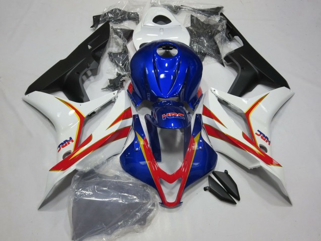 Comprare Carena Moto Honda CBR600RR 2007-2008 - Bianco Rosso Blu HRC