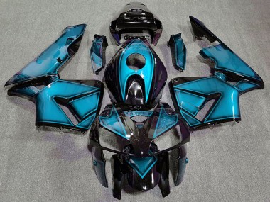 Comprare Carene Moto Honda CBR600RR 2005-2006 - Azzurro Chiaro Profondo