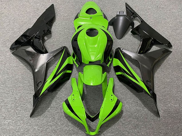 Comprare Carene Moto Honda CBR600RR 2007-2008 - Verde Nero Lucido Grigio OEM Stile