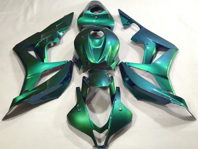 Comprare Carene Moto Honda CBR600RR 2007-2008 - Verde Smeraldo Pianura