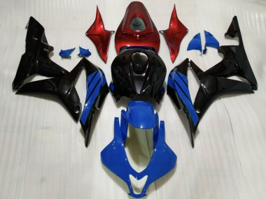 Comprare Carene Moto Honda CBR600RR 2007-2008 - Rosso Blu Nero Lucido