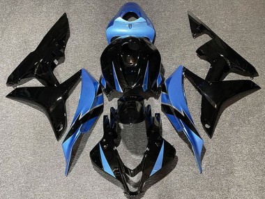 Comprare Carene Moto Honda CBR600RR 2007-2008 - Azzurro Chiaro Nero Lucido