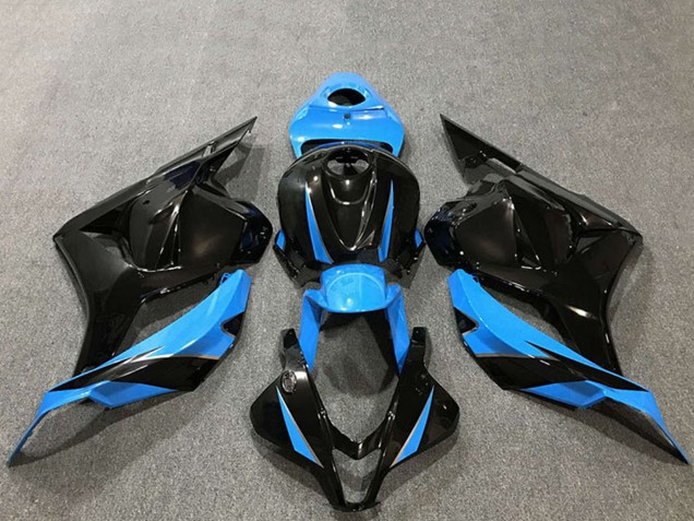 Comprare Carene Moto Honda CBR600RR 2009-2012 - Azzurro Cielo Nero Lucido