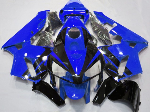 Comprare Carene Moto Honda CBR600RR 2005-2006 - Blu Nero Lucido Design