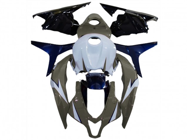Comprare Carene Moto Honda CBR600RR 2009-2012 - Bianco Grigio Blu Nero Lucido