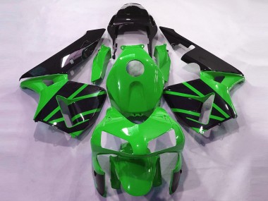 Comprare Carene Moto Honda CBR600RR 2003-2004 - Verde Nero Lucido OEM Stile