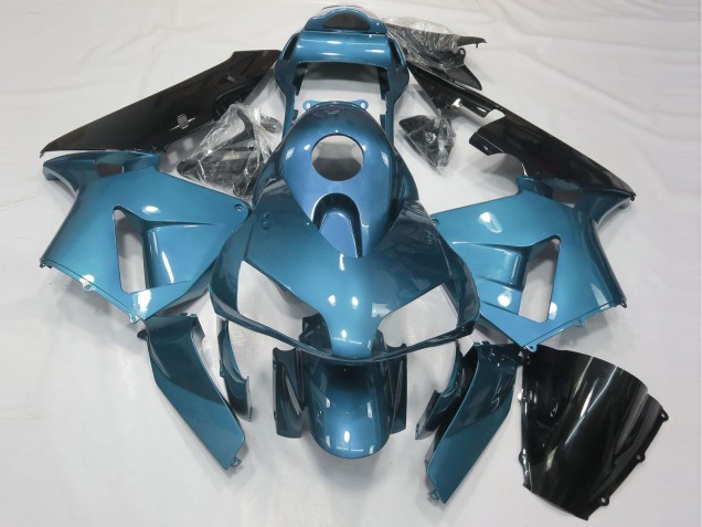 Comprare Carena Moto Honda CBR600RR 2003-2004 - Azzurro Chiaro Nero Lucido