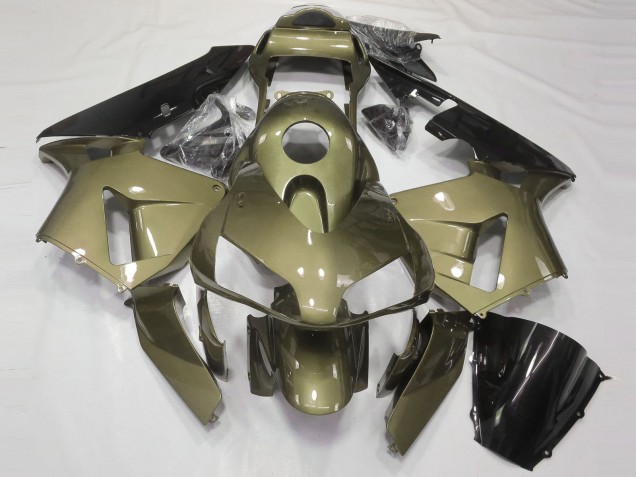Comprare Carene Moto Honda CBR600RR 2003-2004 - Olive Nero Lucido