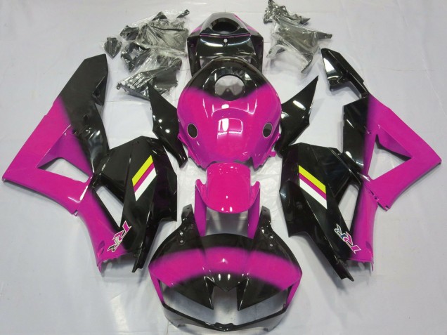 Comprare Carene Moto Honda CBR600RR 2013-2023 - Rosa Nero Lucido Bianco Giallo