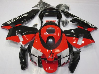 Comprare Carene Moto Honda CBR600RR 2003-2004 - Rosso Nero Lucido Power
