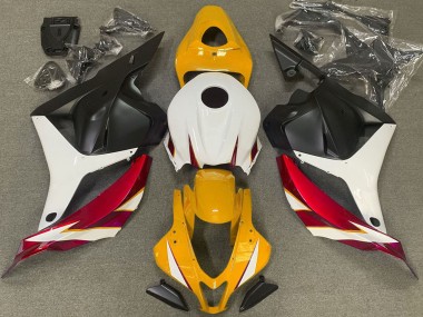 Comprare Carene Moto Honda CBR600RR 2009-2012 - Bianco Rosso Giallo Nero Opaco