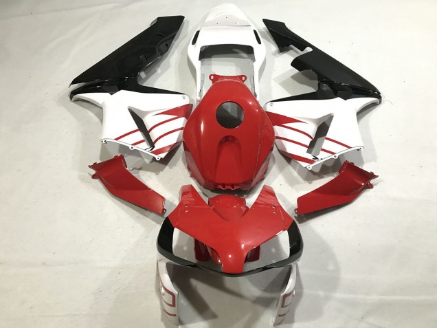 Comprare Carene Moto Honda CBR600RR 2003-2004 - Bianco Rosso Nero Lucido
