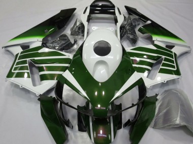Comprare Carene Moto Honda CBR600RR 2003-2004 - Bianco Verde Fade