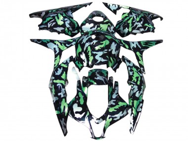 Comprare Carene Moto Honda CBR600RR 2009-2012 - Verde Grigio Camouflage
