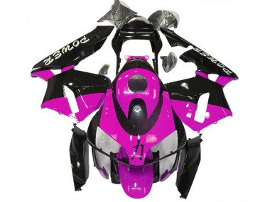 Comprare Carene Moto Honda CBR600RR 2003-2004 - Rosa Nero Lucido Power