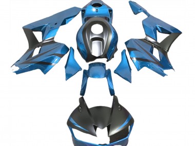 Comprare Carene Moto Honda CBR600RR 2013-2023 - Azzurro Chiaro Nero Opaco
