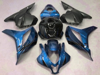 Comprare Carene Moto Honda CBR600RR 2009-2012 - Blu Nero Lucido Nero Opaco