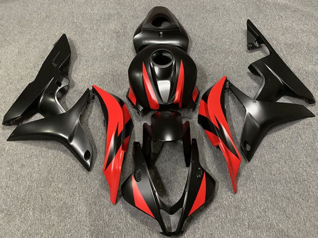 Comprare Carene Moto Honda CBR600RR 2007-2008 - Rosso Nero Opaco