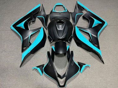 Comprare Carena Moto Honda CBR600RR 2007-2008 - Ciano Blu Nero Opaco