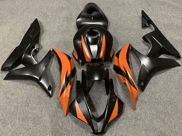 Comprare Carene Moto Honda CBR600RR 2007-2008 - Arancia Nero Opaco