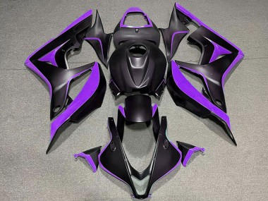 Comprare Carene Moto Honda CBR600RR 2007-2008 - Viola Nero Opaco
