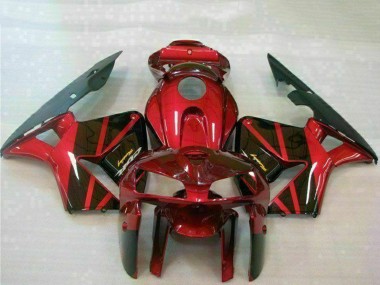 Comprare Kit Carena Moto ABS Honda CBR600RR 2005-2006 - Rosso Nero
