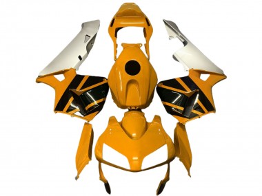 Comprare Carene Moto Honda CBR600RR 2003-2004 - Argento Mustard Giallo Nero Lucido
