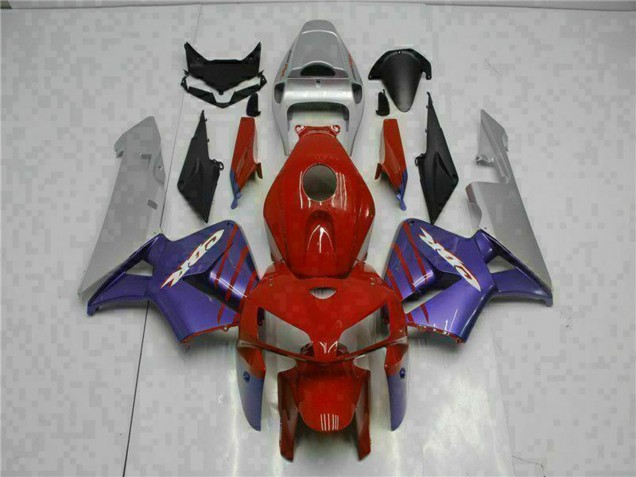 Comprare Carena Moto Honda CBR600RR 2005-2006 - Rosso Viola Grigio