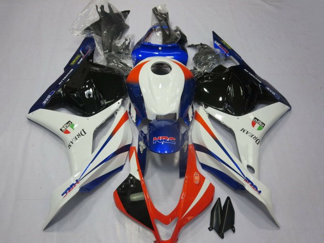 Comprare Carene Moto Honda CBR600RR 2009-2012 - Bianco Blu Rosso Nero Lucido