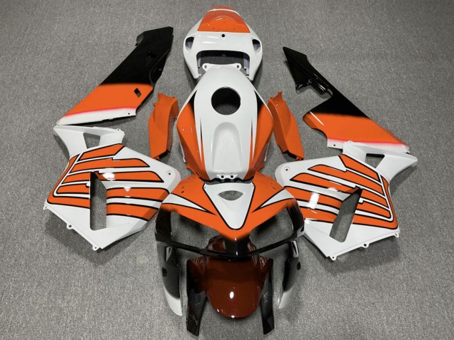 Comprare Carene Moto Honda CBR600RR 2005-2006 - Bianco Arancia Ali