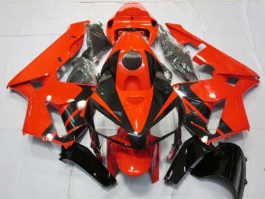 Comprare Carene Moto Honda CBR600RR 2005-2006 - Rosso Nero Banda