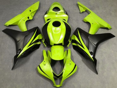 Comprare Carene Moto Honda CBR600RR 2007-2008 - Neon Giallo Nero Opaco OEM Stile