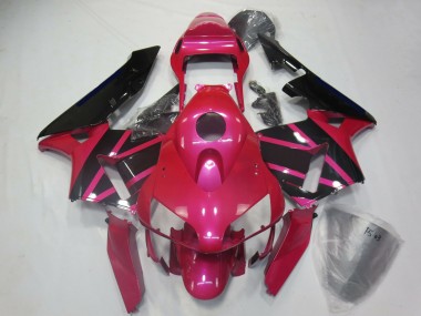 Comprare Carene Moto Honda CBR600RR 2003-2004 - Rosa Nero Lucido