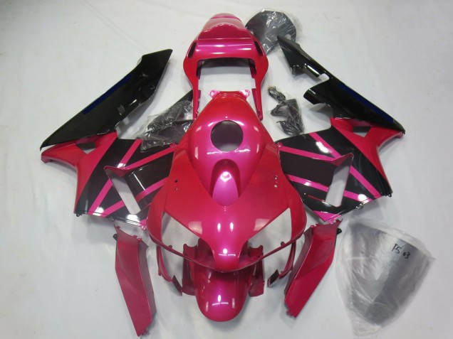 Comprare Carene Moto Honda CBR600RR 2003-2004 - Rosa Nero Lucido