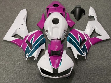 Comprare Carene Moto Honda CBR600RR 2013-2023 - Bianco Rosa Emerald