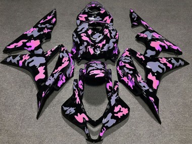 Comprare Carene Moto Honda CBR600RR 2007-2008 - Rosa Grigio Camouflage