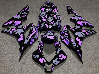Comprare Carene Moto Honda CBR600RR 2007-2008 - Viola Grigio Camouflage