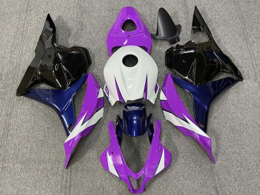 Comprare Carene Moto Honda CBR600RR 2009-2012 - Bianco Viola Blu Nero Lucido