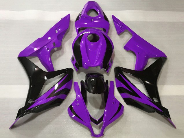 Comprare Carene Moto Honda CBR600RR 2007-2008 - Viola Nero Lucido OEM Stile