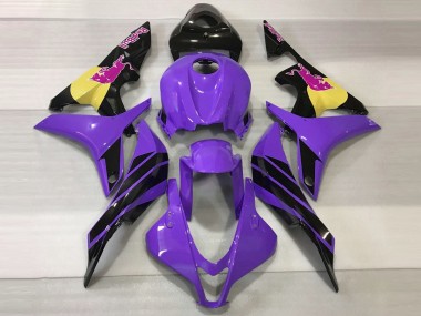 Comprare Carene Moto Honda CBR600RR 2007-2008 - Viola Giallo Nero Lucido Rosa Bull