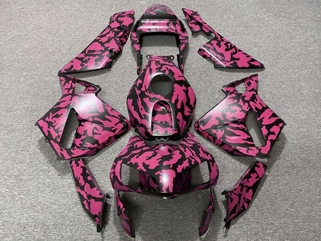 Comprare Carene Moto Honda CBR600RR 2003-2004 - Rosso Nero Camouflage