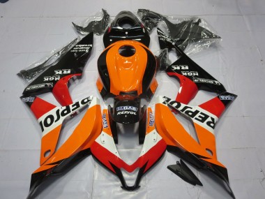 Comprare Carena Moto Honda CBR600RR 2007-2008 - Arancia Bianco Rosso Nero Lucido Repsol